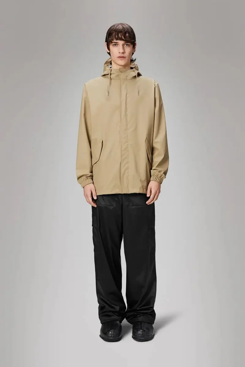 Rains 18010 Fishtail Jacket W3 Sand