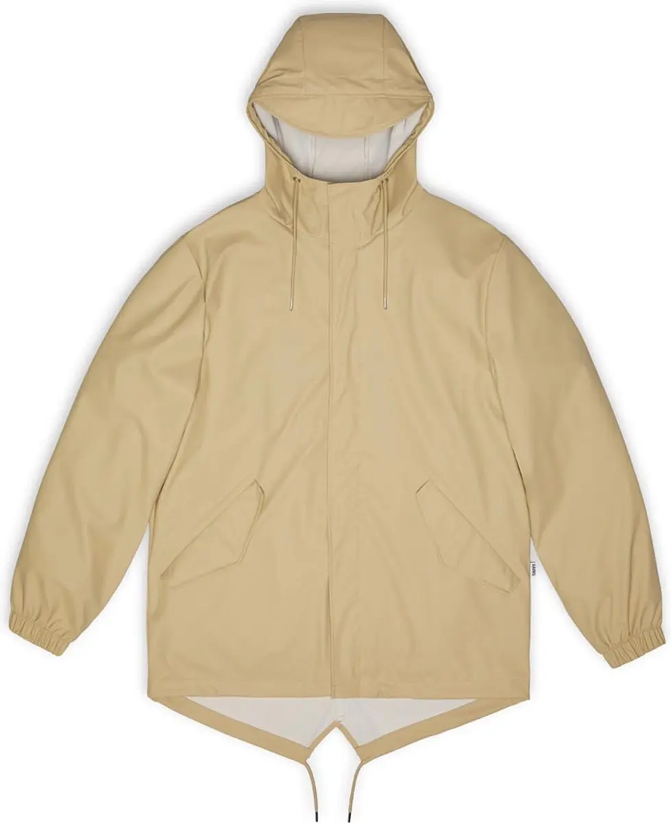 Rains 18010 Fishtail Jacket W3 Sand