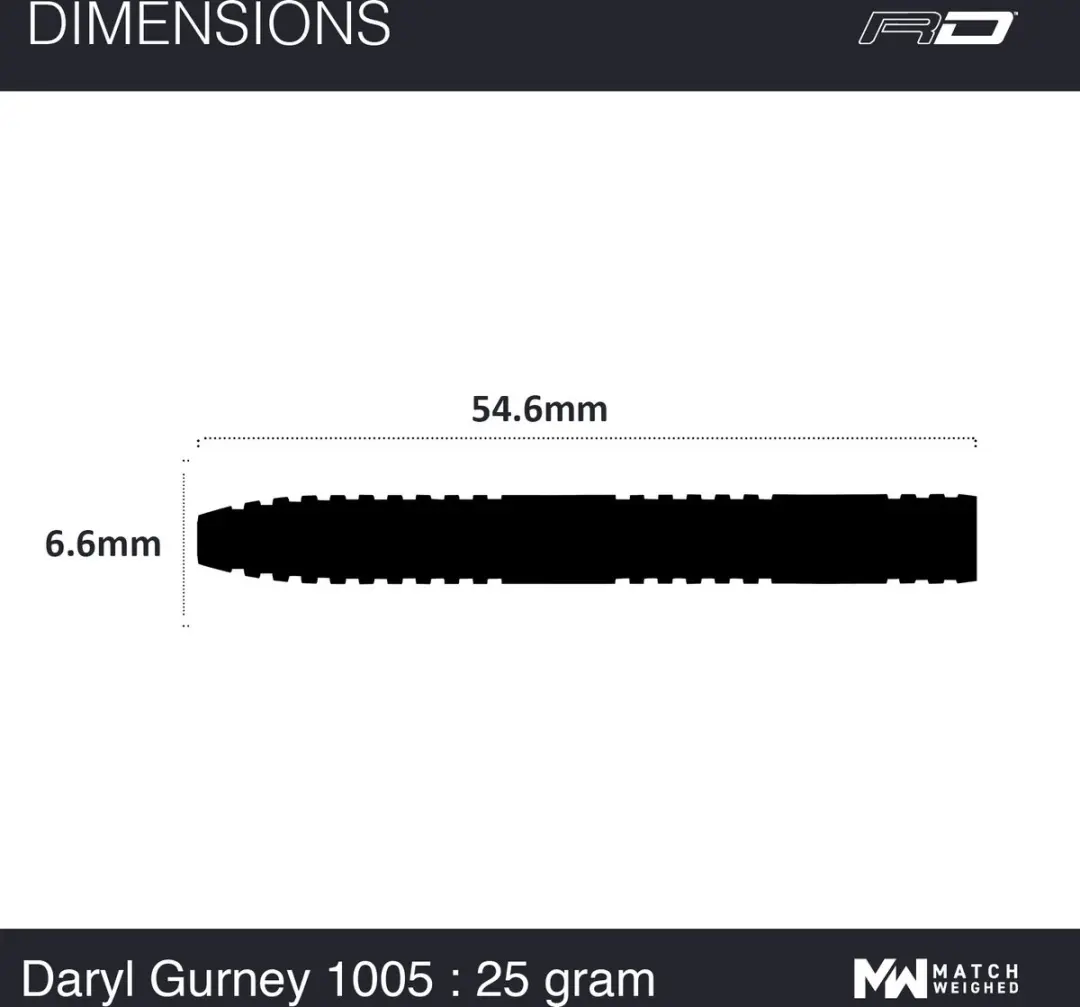 Winmau Daryl Gurney 90% Dartpijlen - 3 Stuks