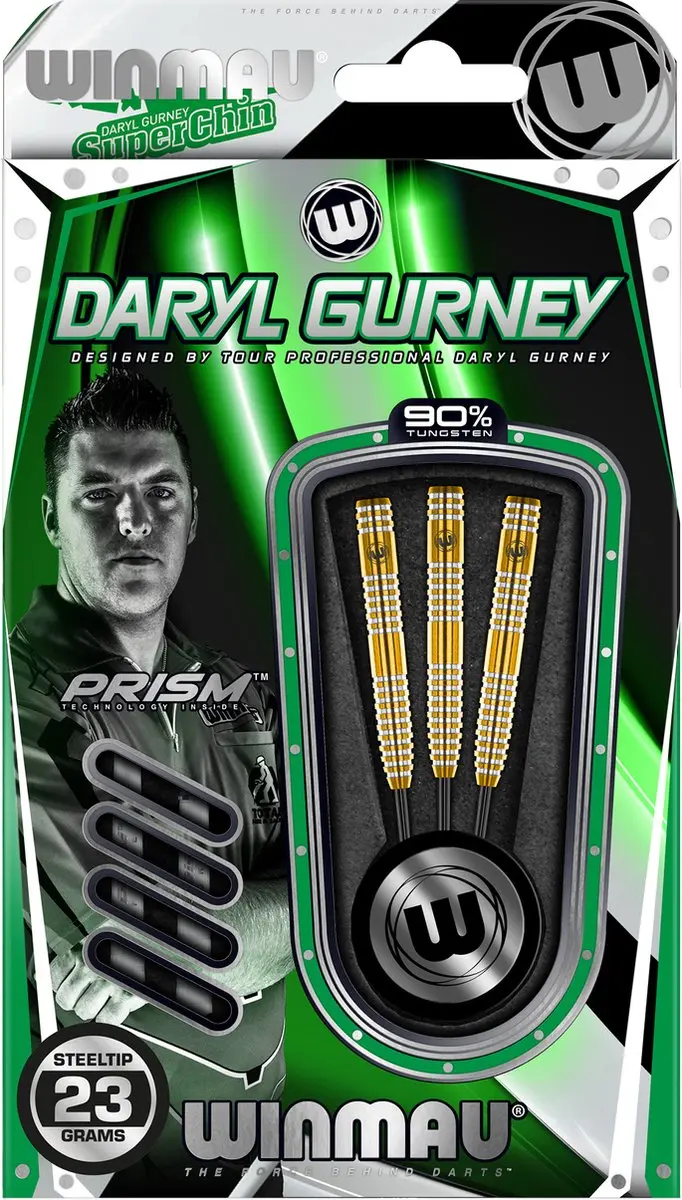 Winmau Daryl Gurney 90% Dartpijlen - 3 Stuks