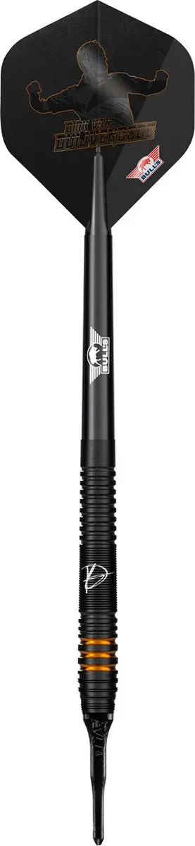 Bull's Softtip Dirk van Duijvenbode E2 Dartpijlen 90% Tungsten - 20g - 3 Stuks
