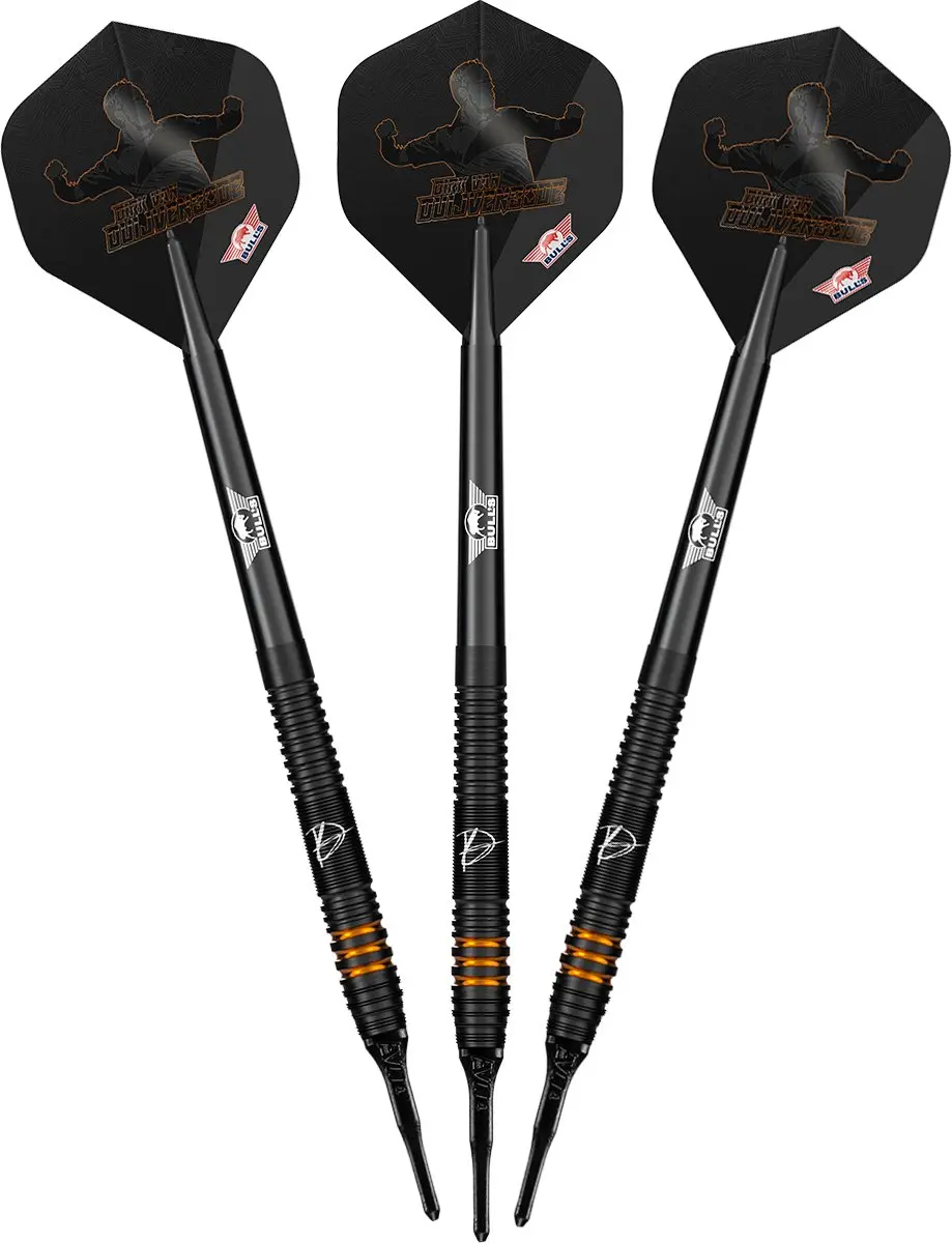 Bull's Softtip Dirk van Duijvenbode E2 Dartpijlen 90% Tungsten