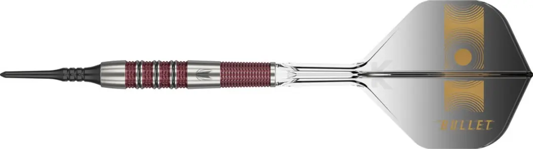 Target Stephen Bunting 95K Soft Tip Darts - 3 Stuks - Rood/Zilver