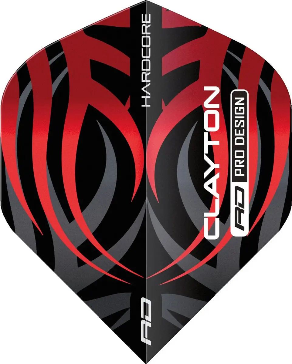 Red Dragon Jonny Clayton Tribal Dart Flights TF6840 - 3 Stuks
