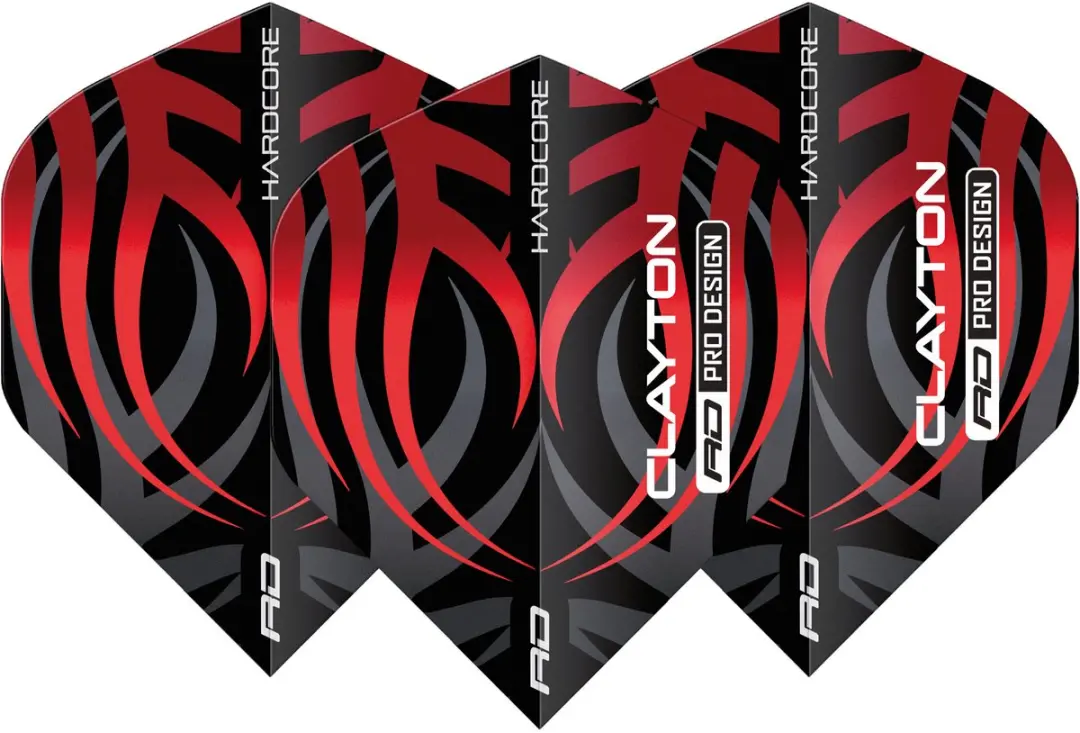 Red Dragon Jonny Clayton Tribal Dart Flights TF6840