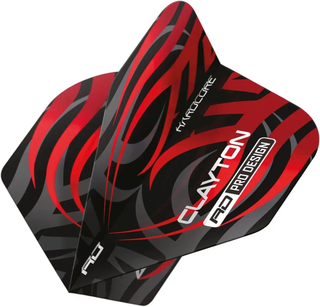 Red Dragon Jonny Clayton Tribal Dart Flights TF6840 - 3 Stuks
