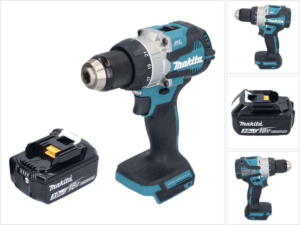 Makita DDF489F1 Accuboormachine 18V 73Nm