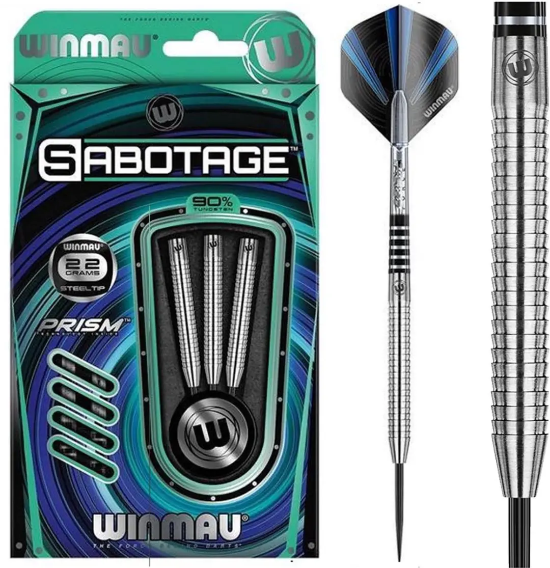 Winmau Sabotage 90% Dartpijlen - 3 Stuks