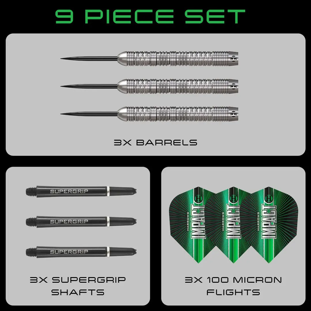 Harrows Impact Dart 24g - 3 Stuks