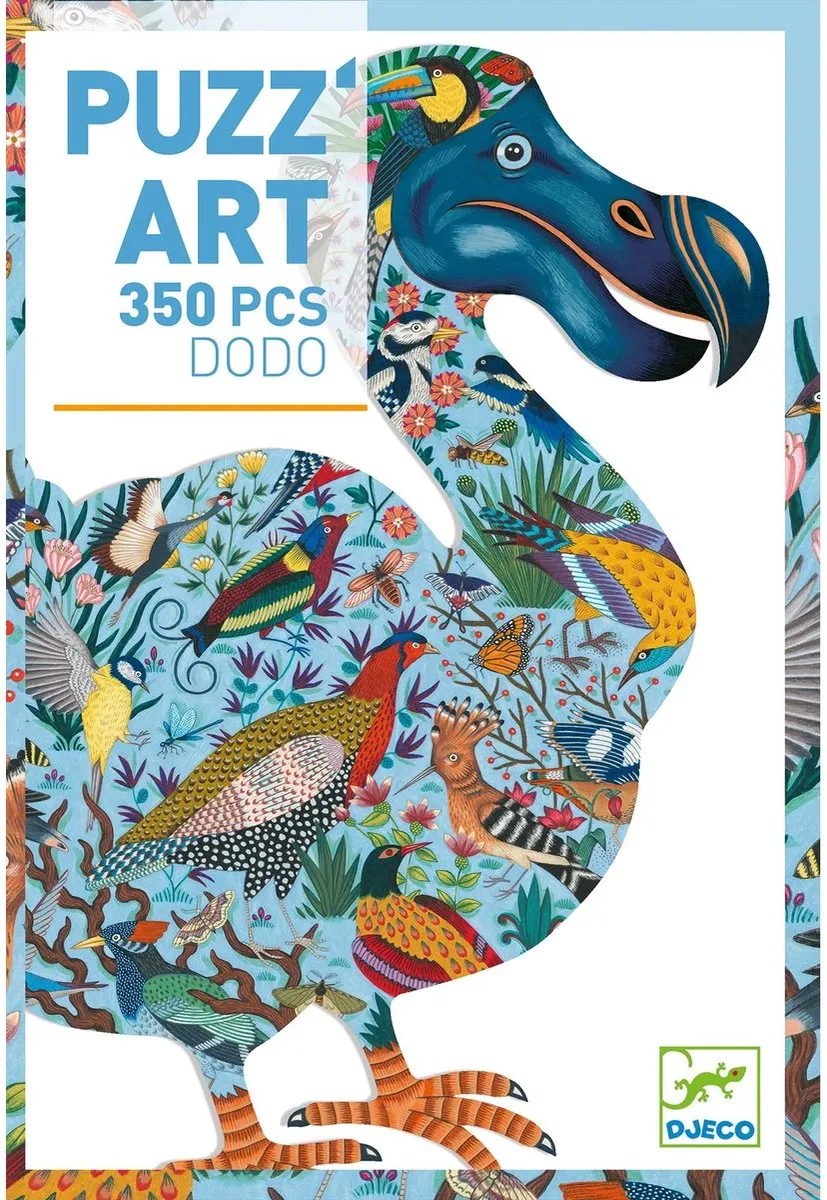 Djeco Puzz’art Dodo - 10 Stuks - Meerkleurig