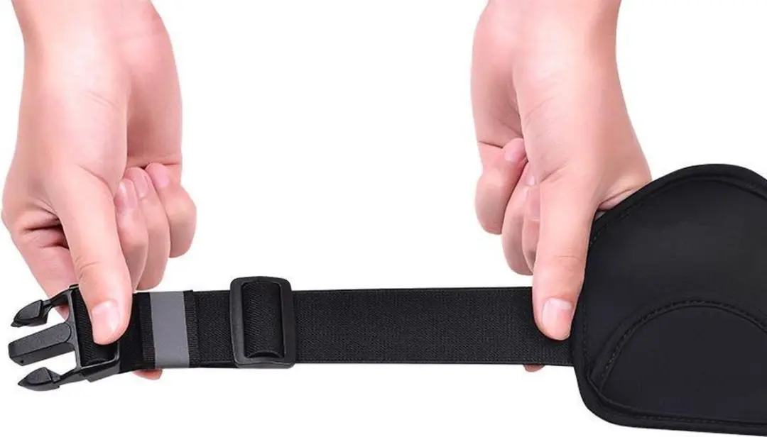 Hoco Premium Sport Heupband - 6 Vakken - Zwart