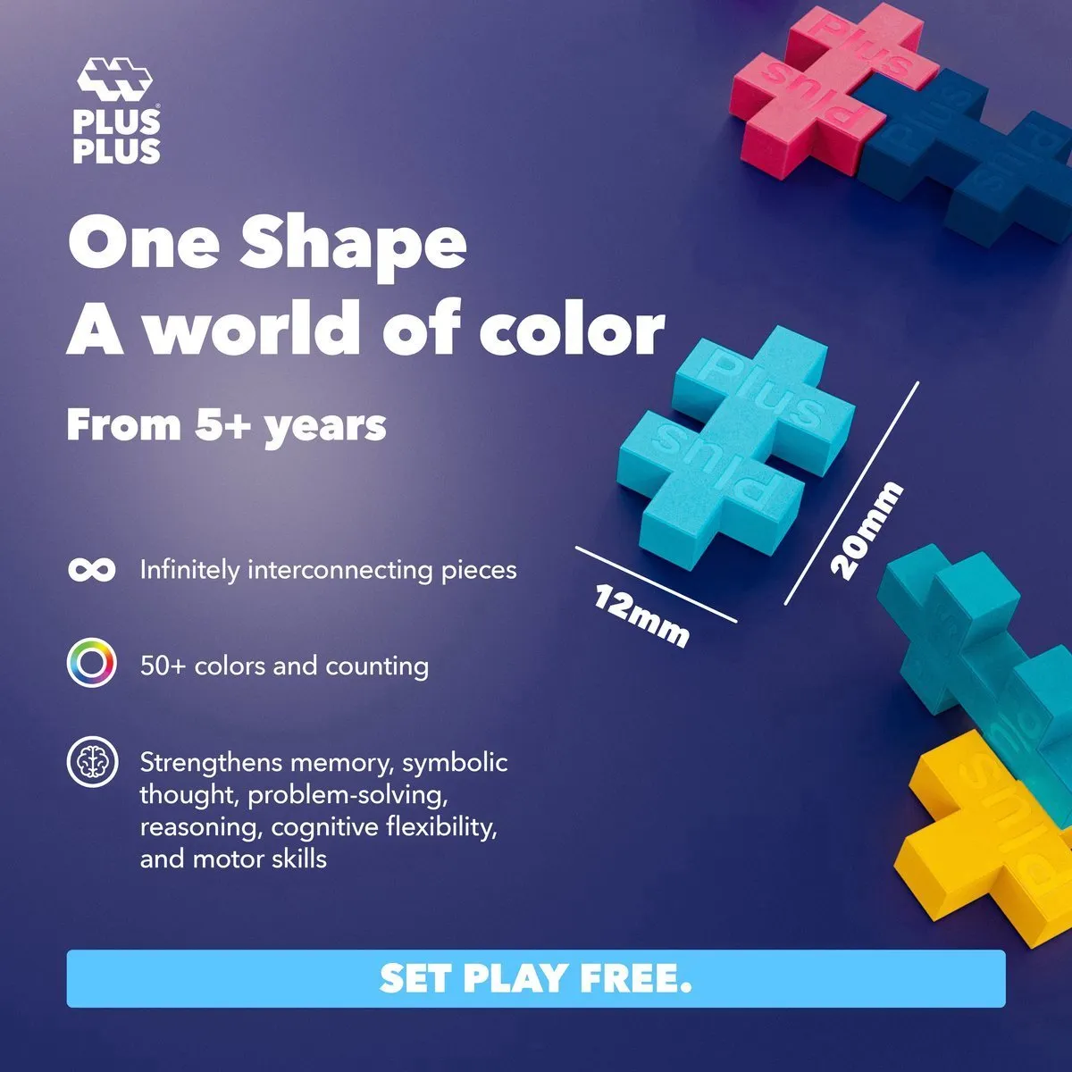 Plus-Plus Inspired - Van Gogh Zonnebloem - 5163 - Bouwspeelgoed kunstwerk - Constructiespeelgoed - Set met 350 bouwstenen - Vanaf 7 jaar