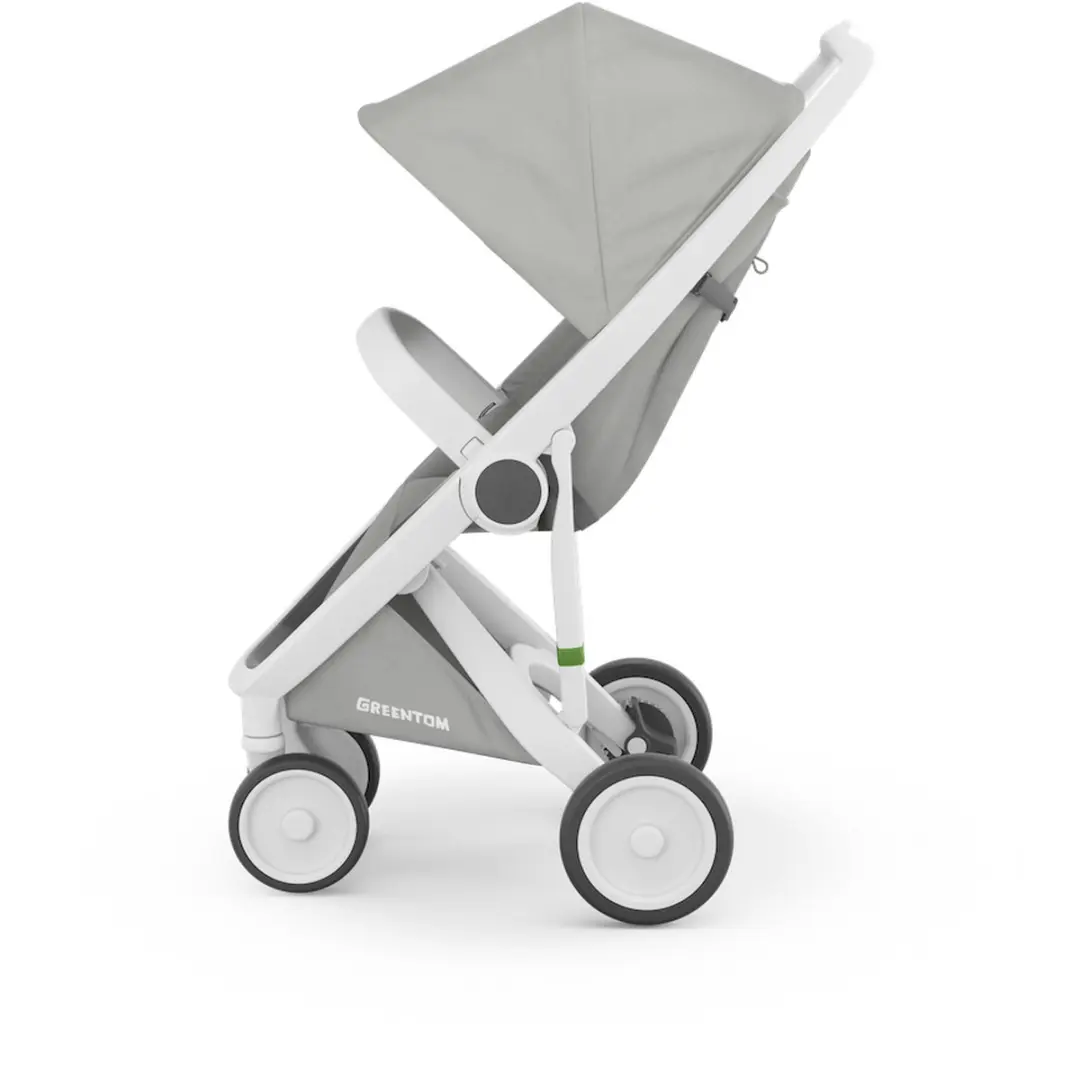 Greentom Classic Reisbuggy - Lichtgewicht - 4 Wielen - Grijs/Wit