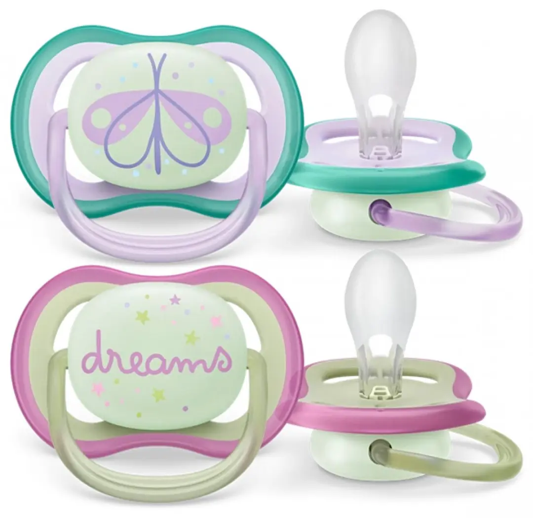 Philips Avent Ultra Air Orthodontische Fopspenen 0-6 Maanden - Blauw - 2 Stuks