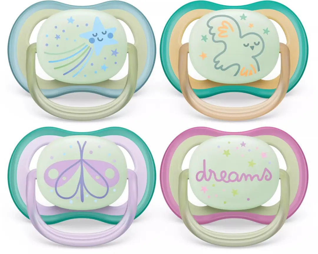 Philips Avent Ultra Air Orthodontische Fopspenen 0-6 Maanden - Blauw - 2 Stuks