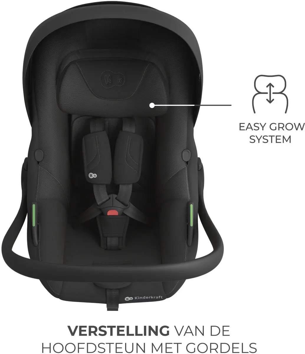 KinderKraft I-LITE Autostoel i-Size R129 - 40-87cm - Zwart