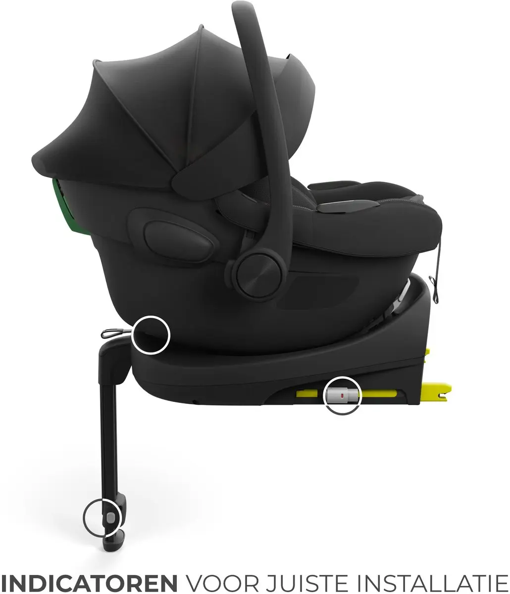KinderKraft I-LITE Autostoel i-Size R129 - 40-87cm - Zwart