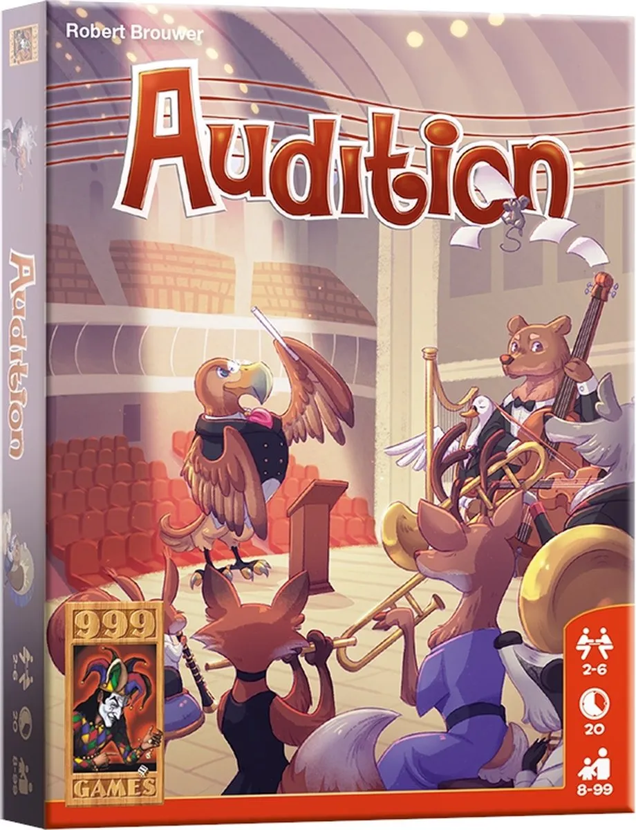 999 Games Audition Tactisch Kaartspel 999-AUD01 - 2-6 Spelers