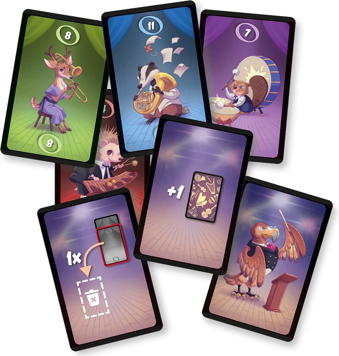 999 Games - Audition - Tactisch Kaartspel - Eenvoudige spelregels in NL, EN en FR