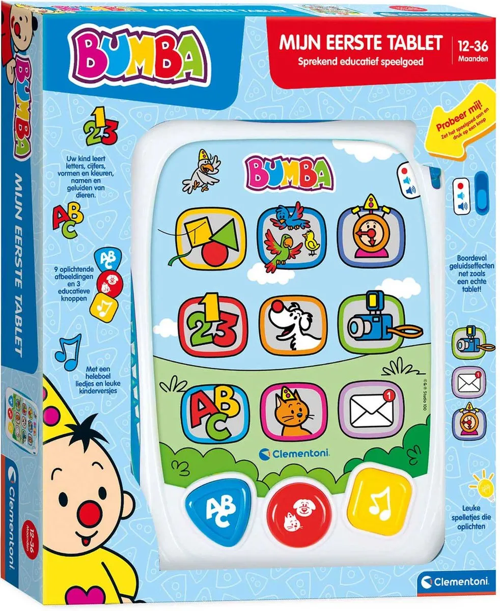 Clementoni Bumba Pratende ABC Tablet - Taalontwikkeling