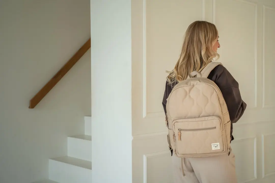 Kidzroom Care Desire Luierrugzak Beige - Verschoonmatje
