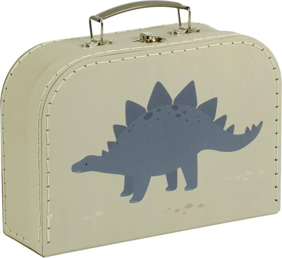 A Little Lovely Company Dinosaurussen Kofferset - Groen/Blauw