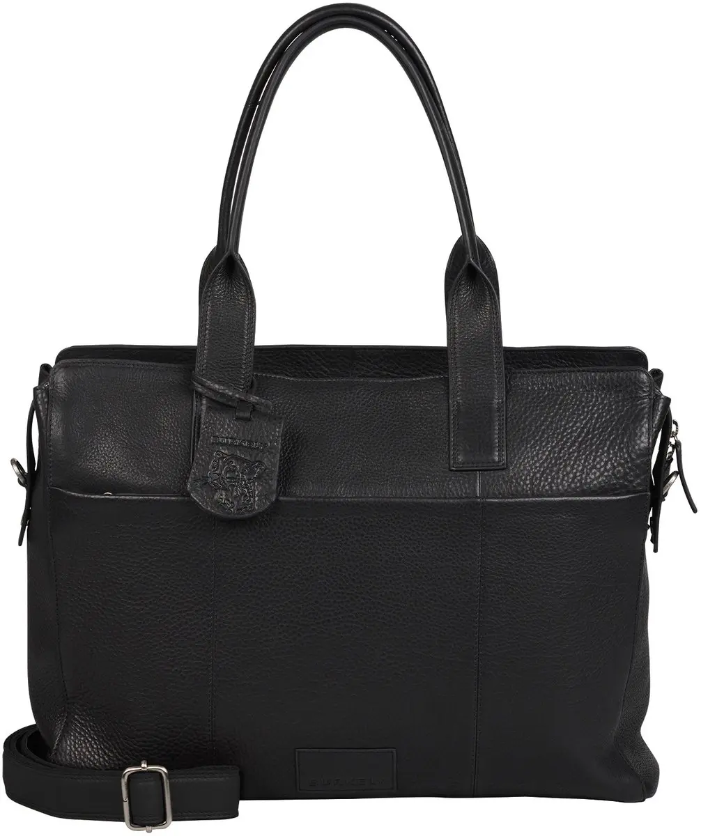 Burkely Soft Skylar Workbag 15.6" Laptoptas - 3 Vakken - Zwart