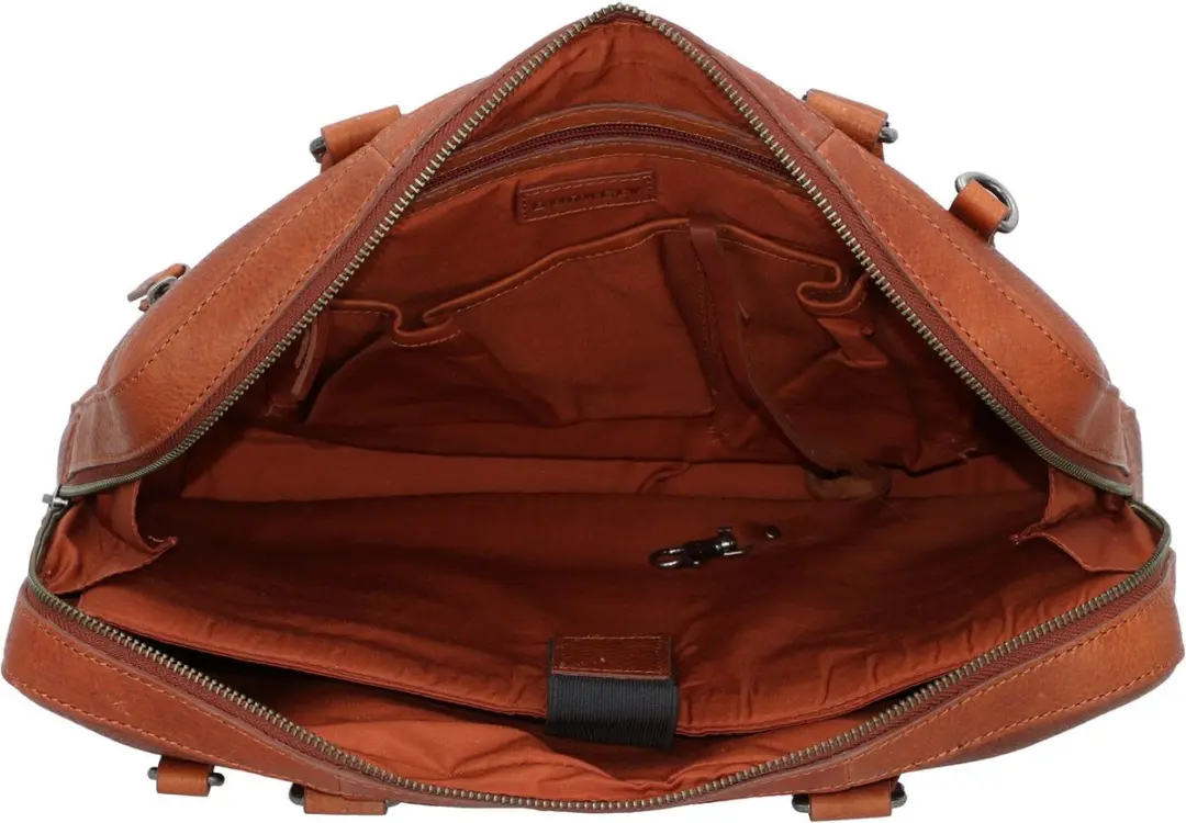 Burkely Fundamentals Avery Laptoptas 13,3" - Cognac - 4 Vakken