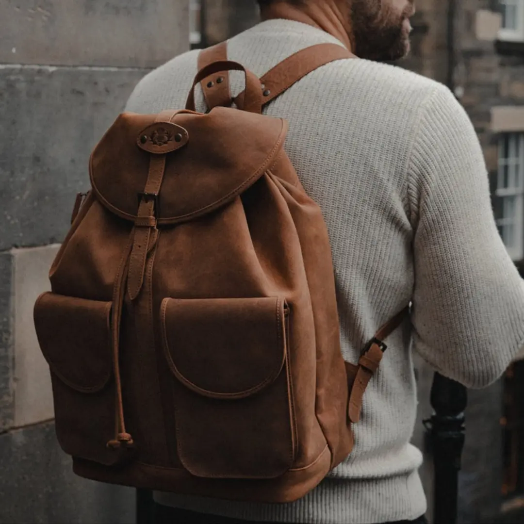 Highlands Leather Monzie Backpack 15 inch - Wit