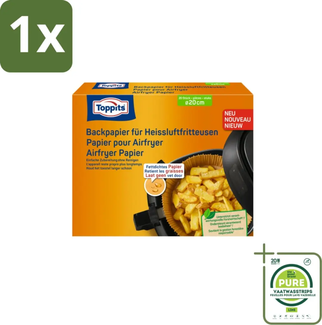 Toppits Airfryer Bakpapier 20cm