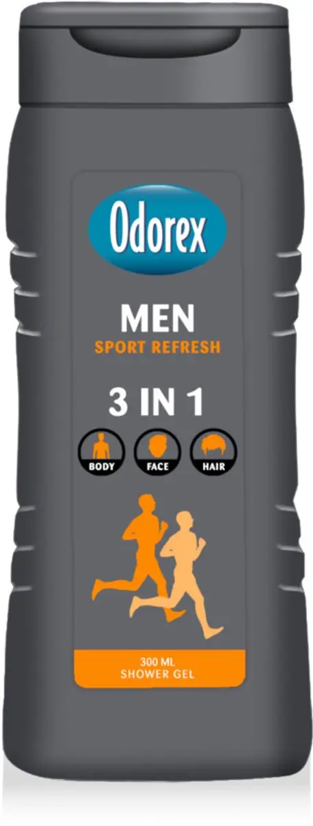 Odorex Sport Refresh Douchegel 3-in-1 - 3x300ml
