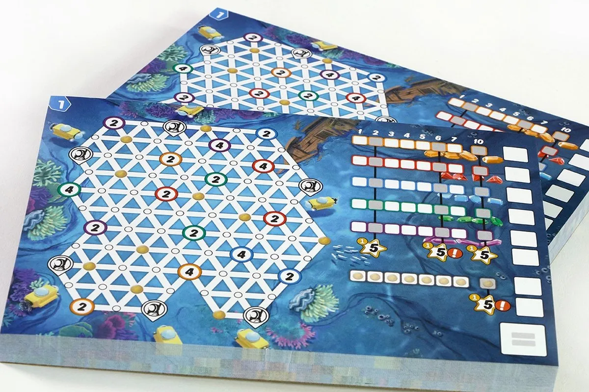 999 Games Pick a Pen Riffen Scoreblokken - 6 Stuks - Multi