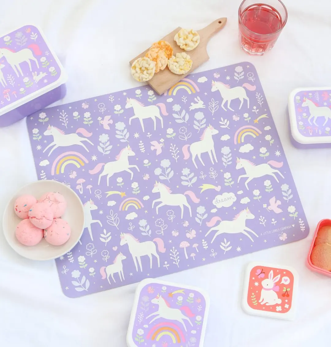 A Little Lovely Company Placemat Eenhoorn Dromen