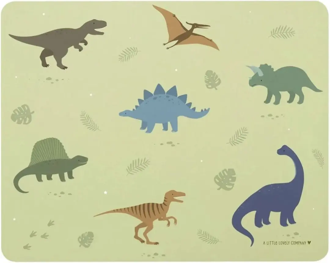 A Little Lovely Company Placemat Dinosaurussen