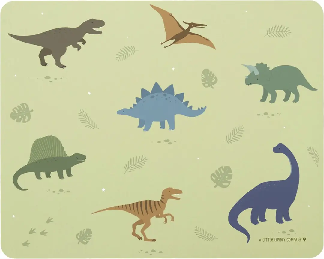 A Little Lovely Company Placemat Dinosaurussen