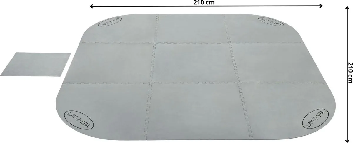 Bestway Lay-Z-Spa Grondzeil 60309 - Wit - afbeelding 2 van 6
