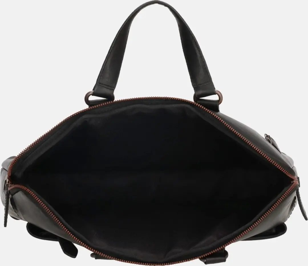 Genicci Laptoptas Noble 15.6" - 9 Vakken - Zwart