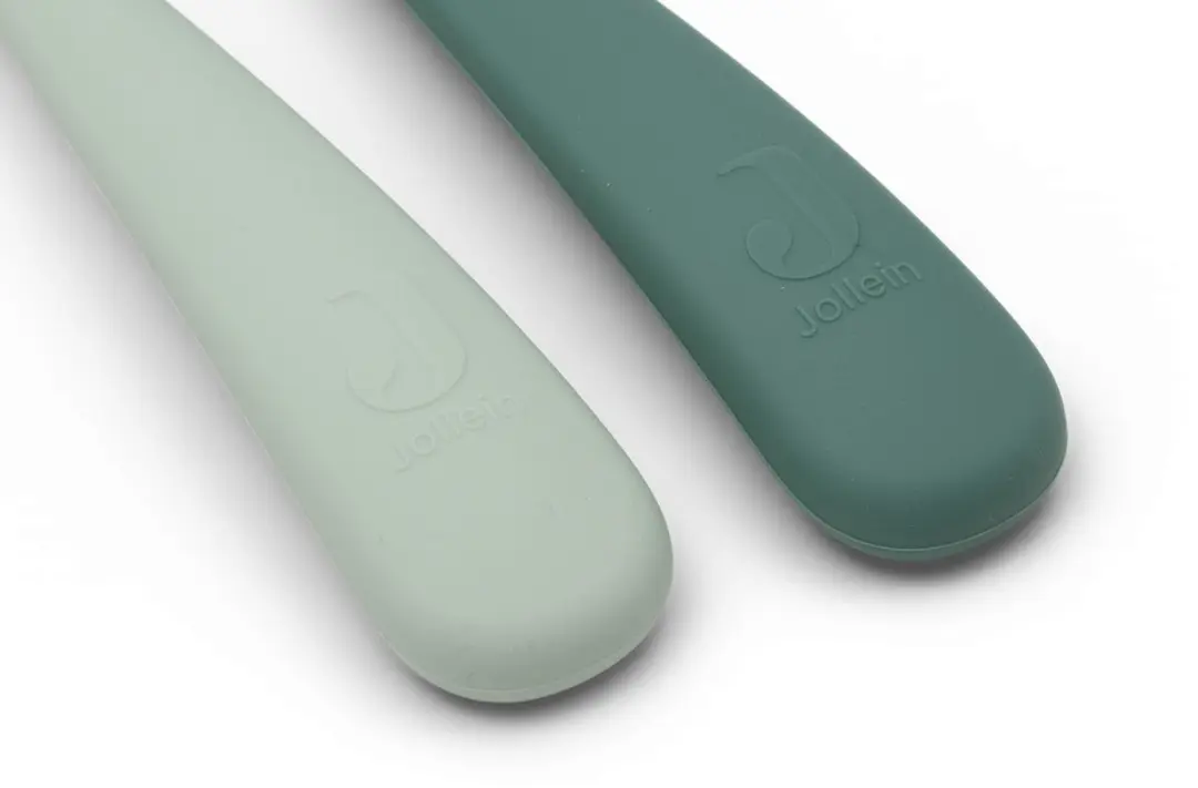 Jollein Babylepel Siliconen Jade Shades - 2 Stuks
