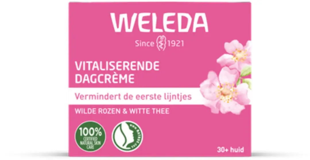 Weleda Wilde Rozen & Witte Thee Dagcrème 40ml - 3 Stuks