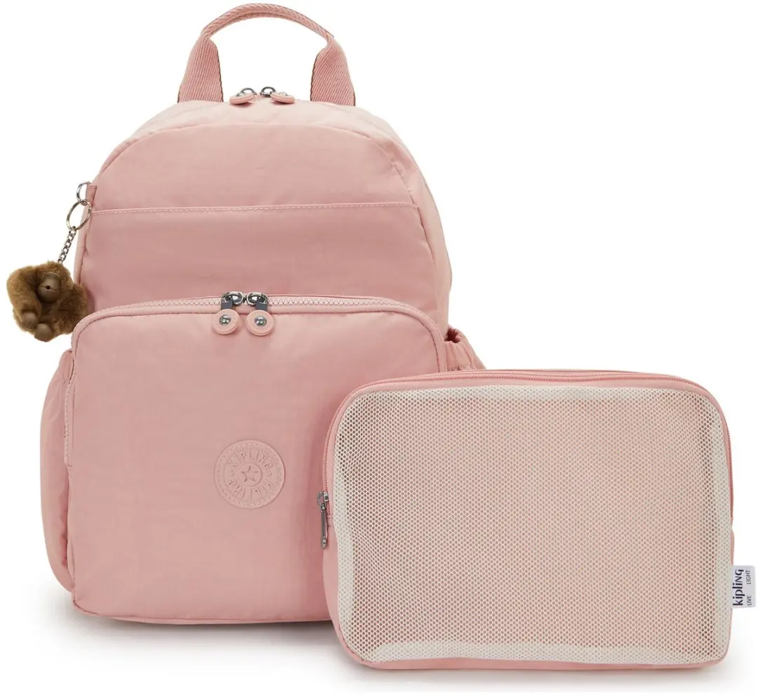 Kipling Basic Maisie Luiertas Rugzak 40cm - Memory Pink - afbeelding 6 van 6