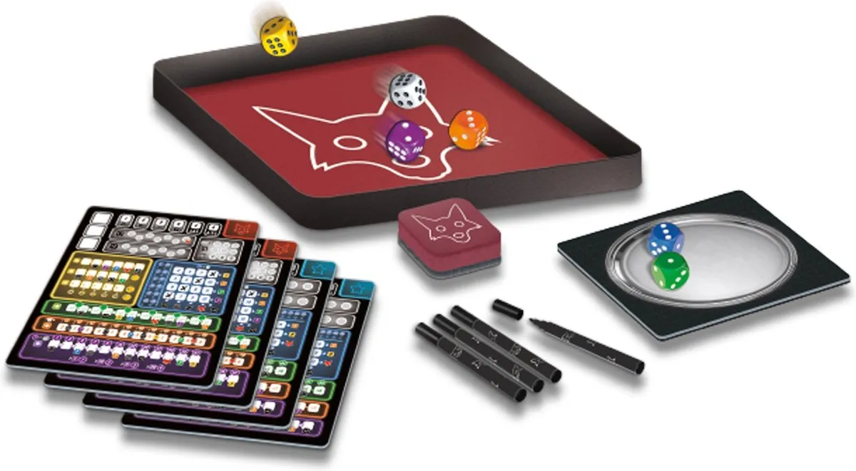 999 Games Clever Deluxe Dobbelspel - 6 Dobbelen - Multi - afbeelding 6 van 6