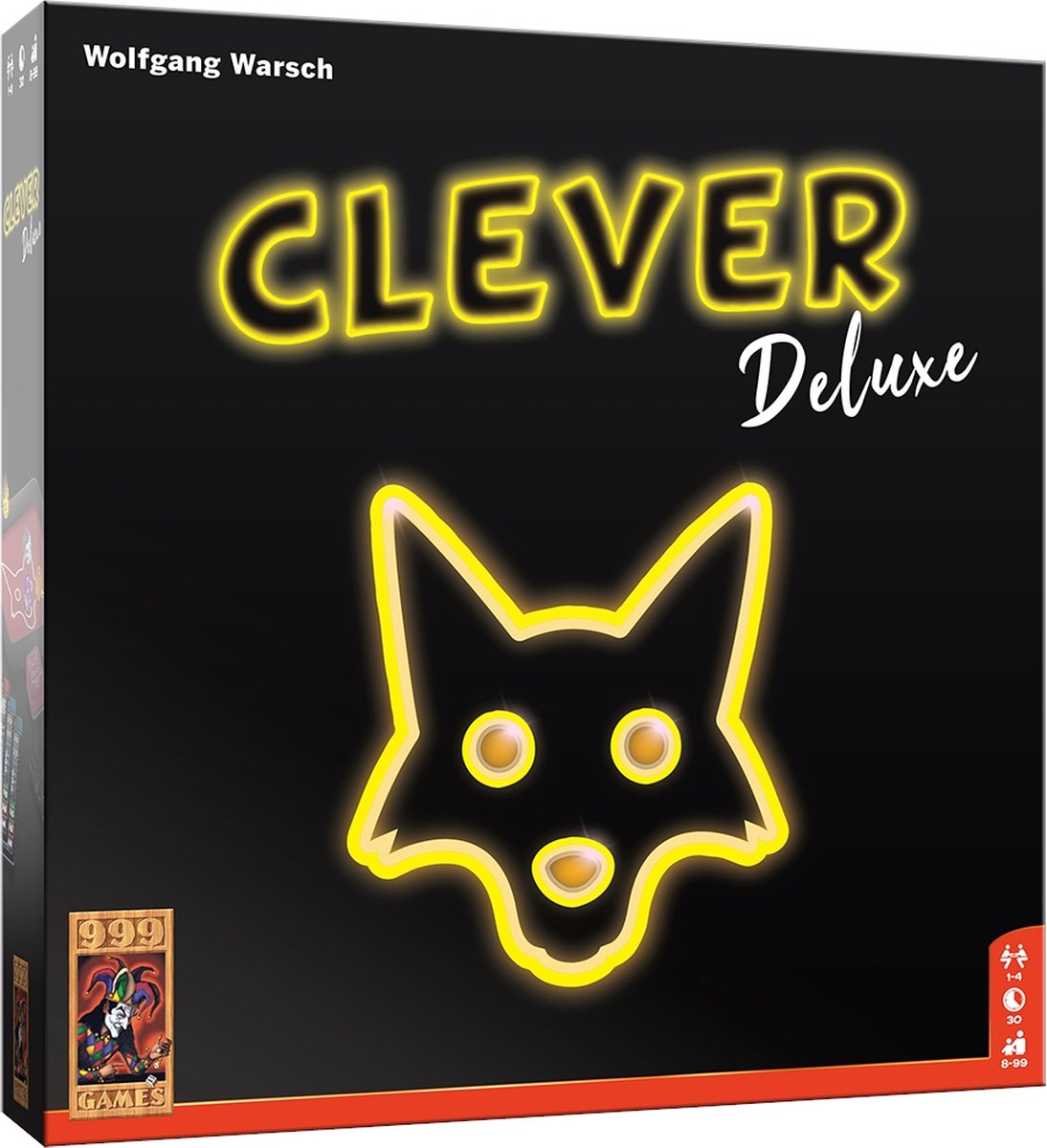 999 Games - Clever: Deluxe - Dobbelspel - Inclusief luxe dobbelbak, uitwisbare tableaus en meer extra's