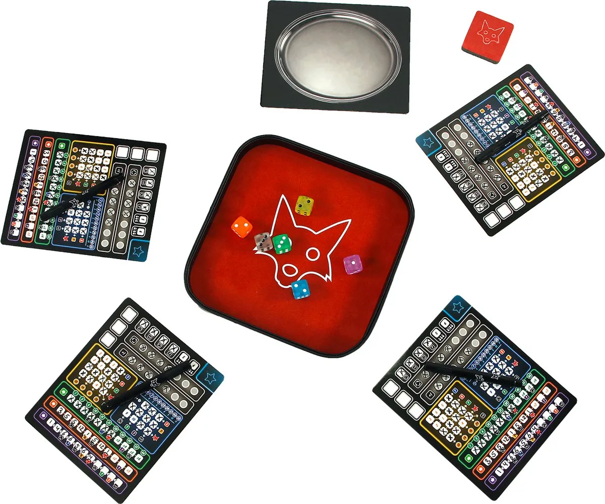 999 Games Clever Deluxe Dobbelspel - 6 Dobbelen - Multi