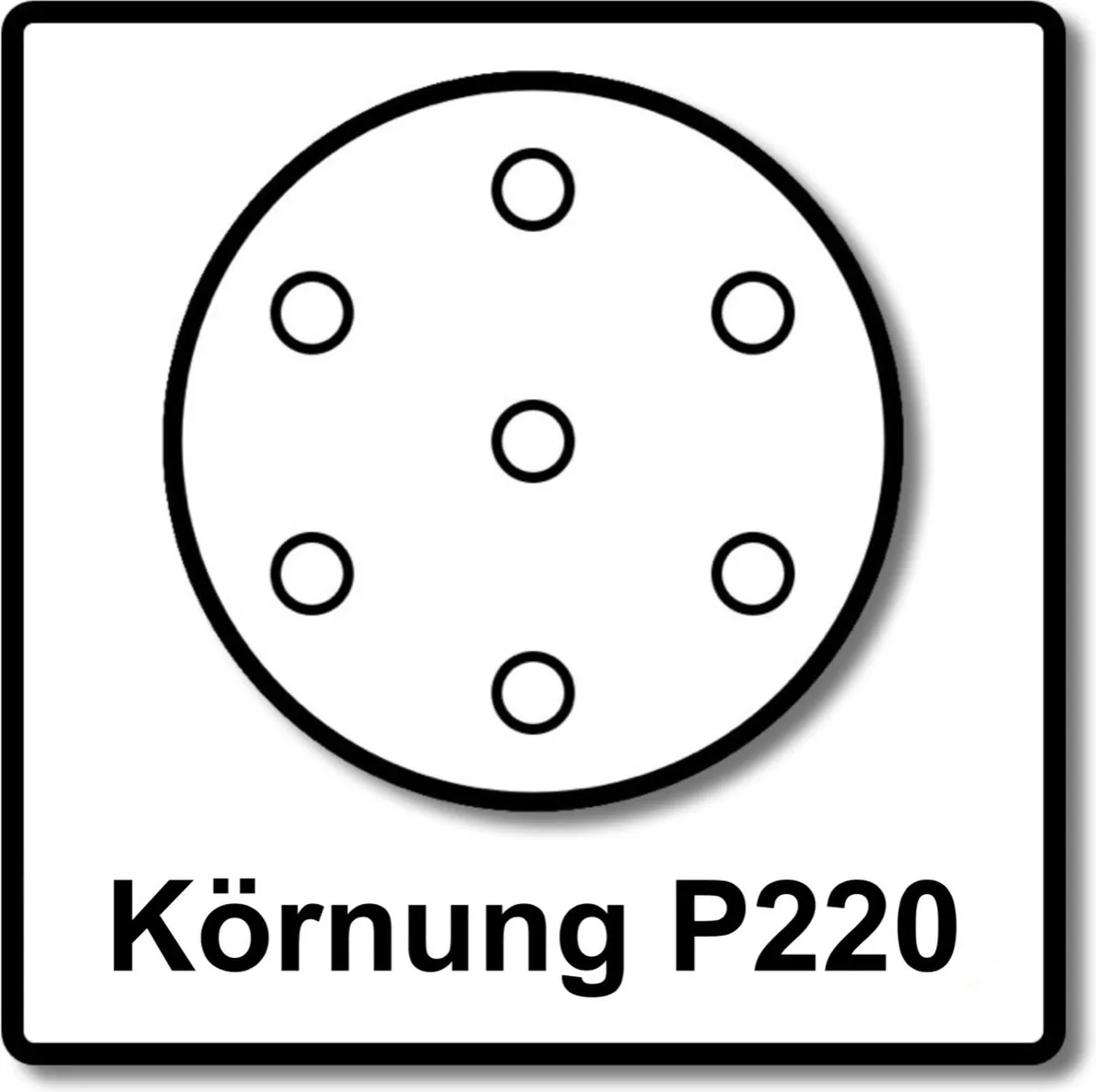 Festool 497172 Schuurschijven 125mm - 100 Stuks - K220 Granaat