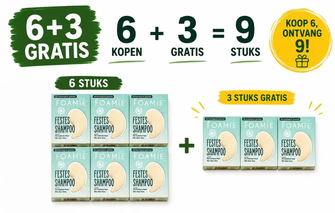 Foamie Mini Aloe Vera Shampoo Bars 20g - 9 Stuks