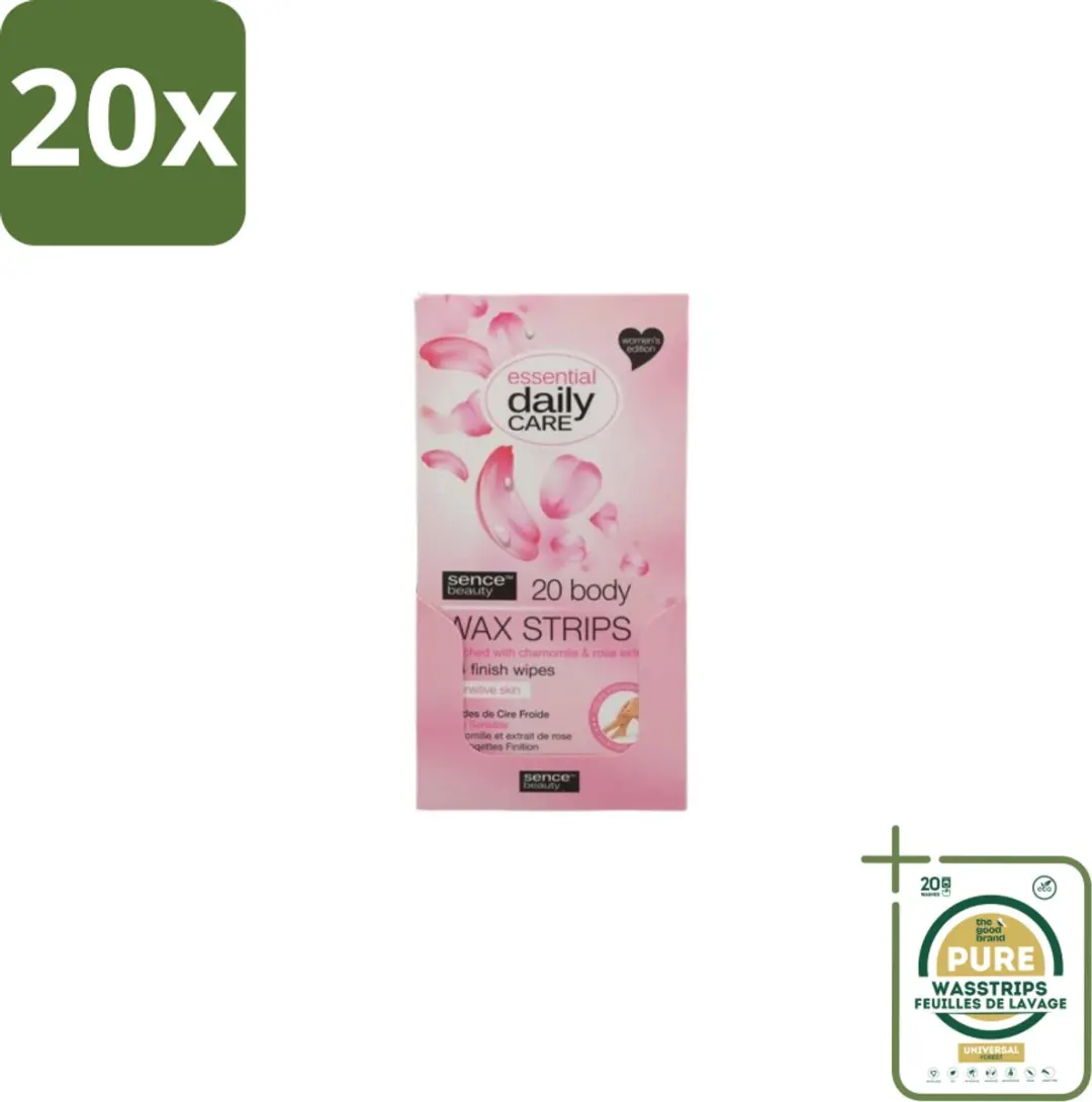 Sence Wax Strips Lichaam 20 Stuks