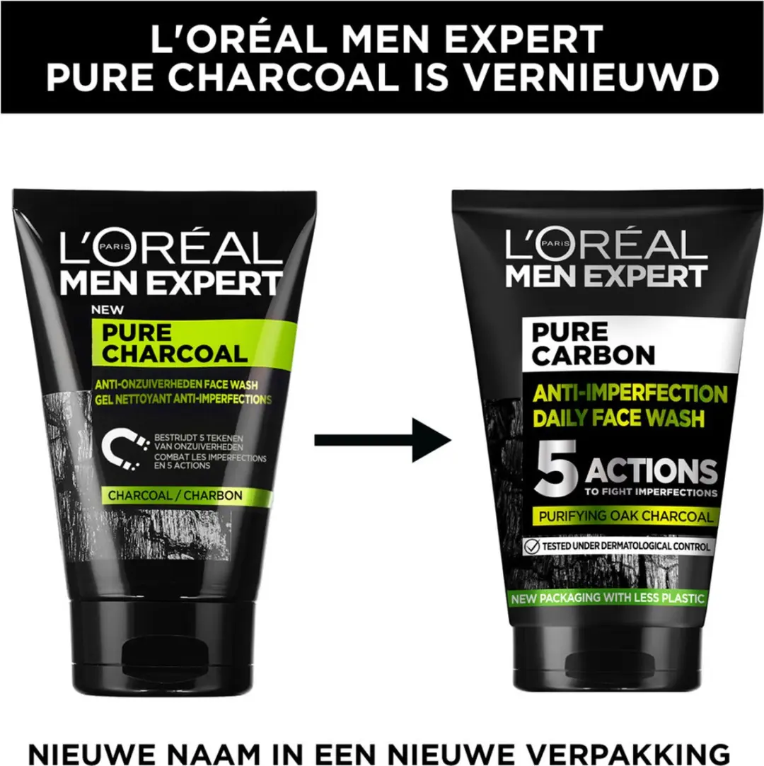 L'Oréal Paris Men Expert Pure Carbon Gezichtsreiniger 100ml
