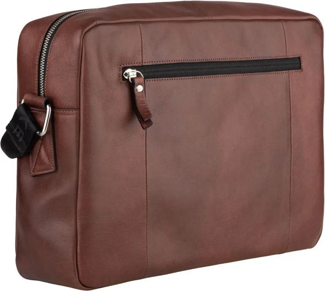 Burkely Messengerbag 14" - 4 Vakken - Bruin