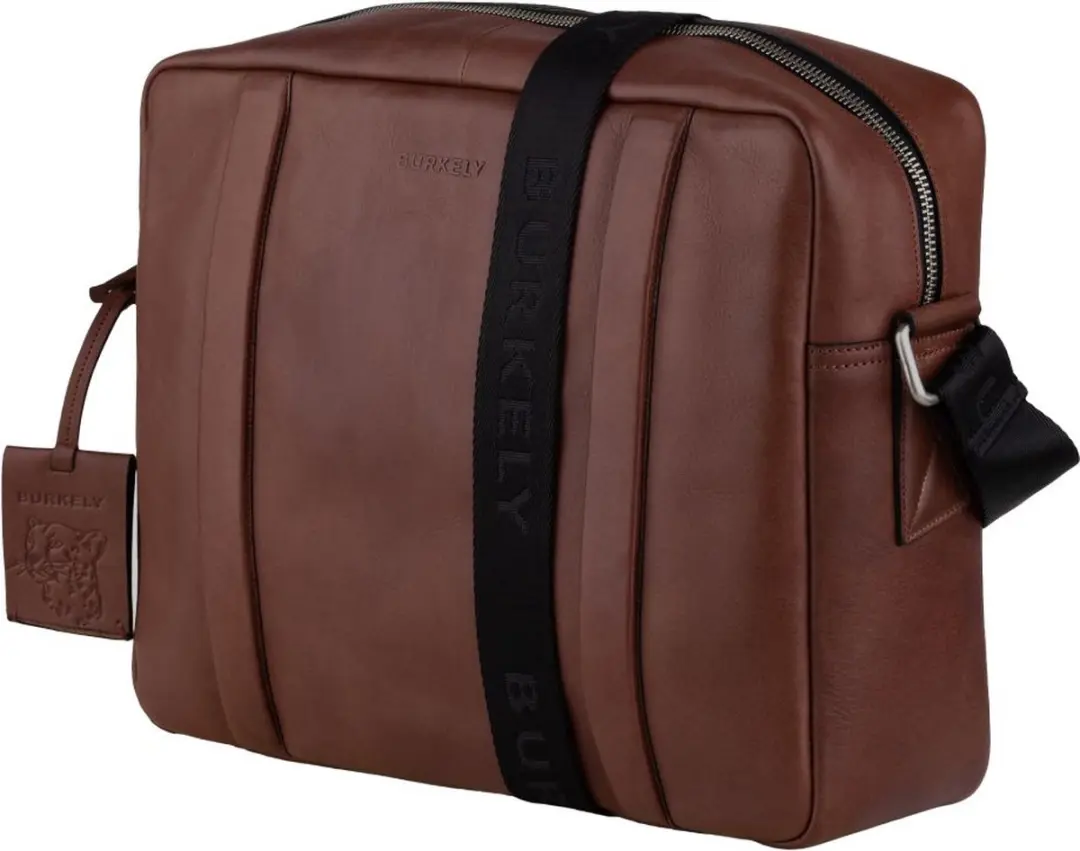 Burkely Messengerbag 14" - 4 Vakken - Bruin