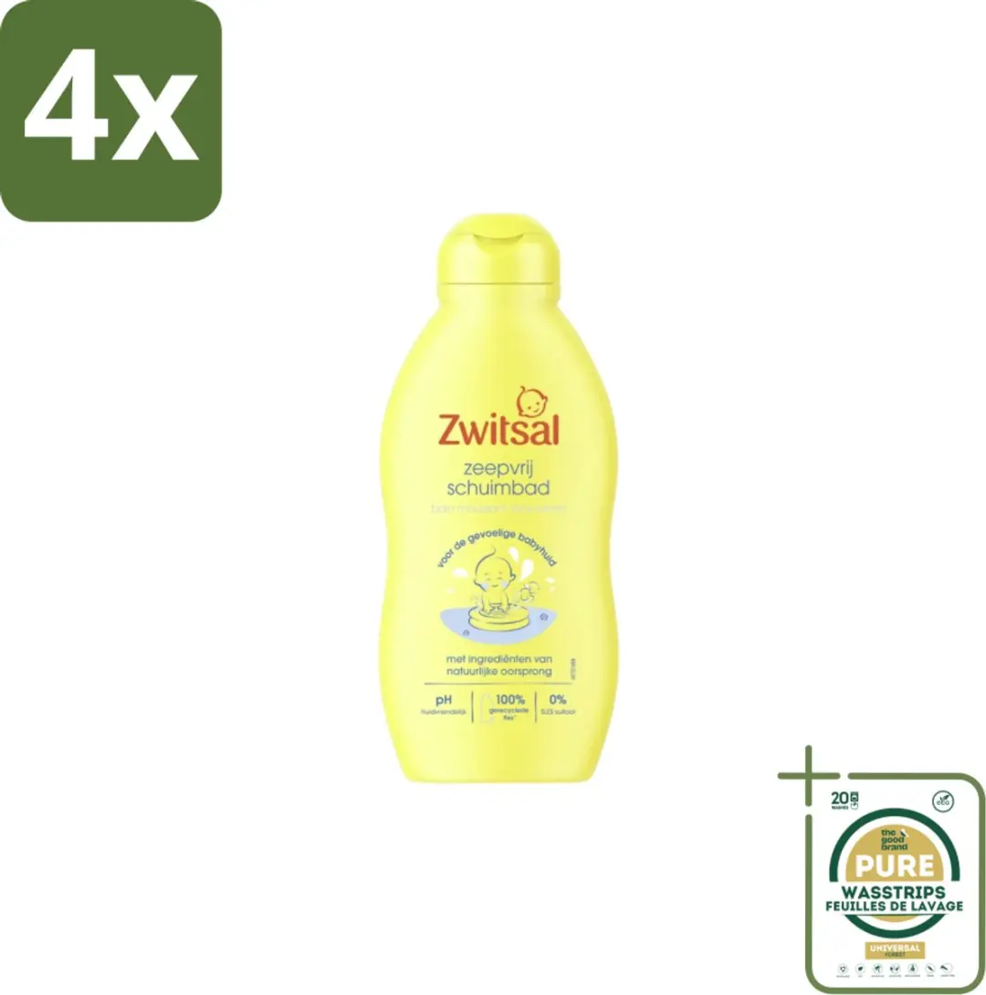 Zwitsal Schuimbad Zeepvrij 200ml
